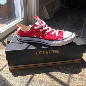 Red Kids Converse